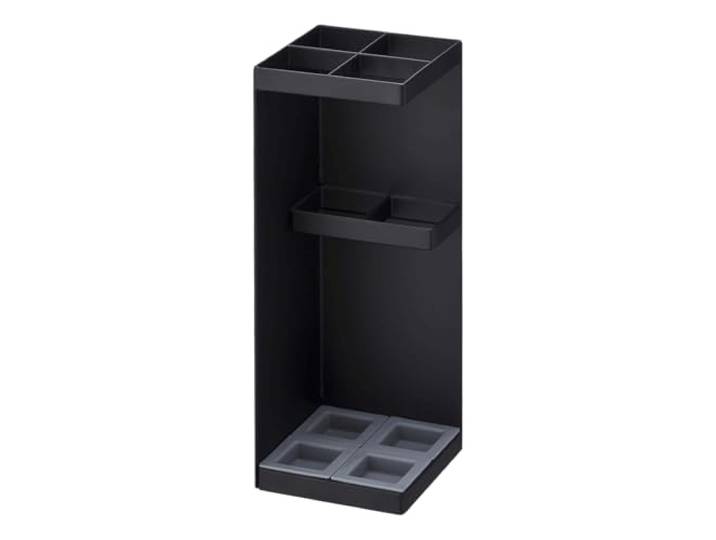 YAMAZAKI SMART Umbrella Stand BK Acier\, peut contenir jusqu'à 4 parapluies\, pour toutes les tailles de parapluie\, idéalement placé dans la chambre
