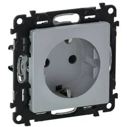 Legrand 753309 Steckdose Berührungsschutz Valena Life Aluminium