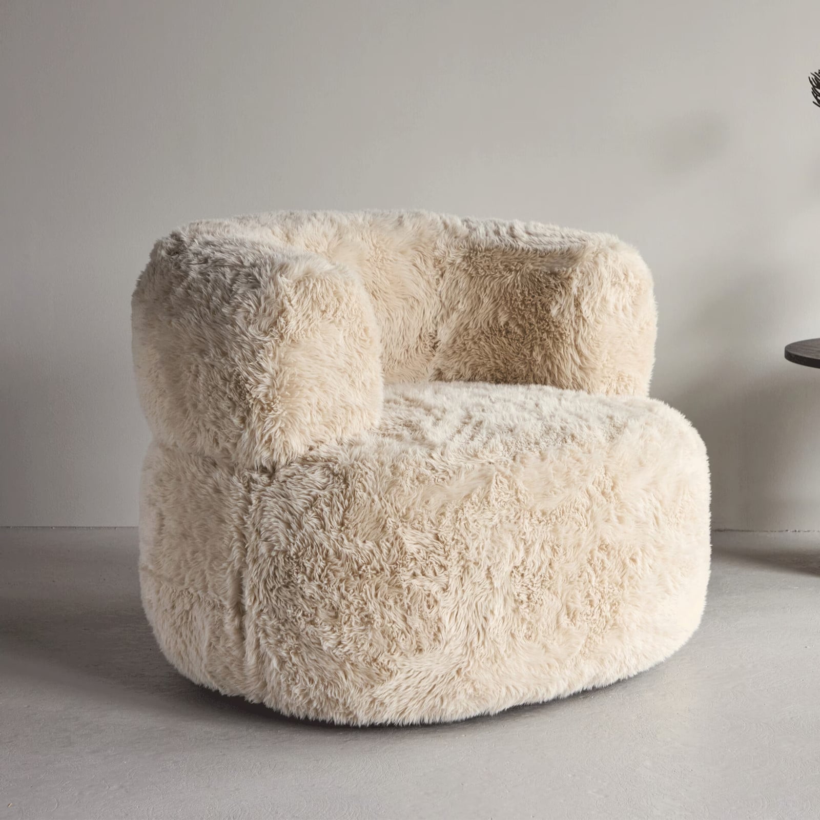 Nohr Kyanne Fauteuil met Fake Fur - Off White