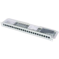 Telegärtner 100007013 24 Port Netzwerk-Patchpanel 483 mm (19) CAT 6a 1 HE Lichtgrau (RAL 7035) Bestückt