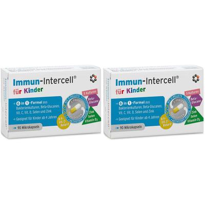 2x Immun-Intercell für Kinder Hartk.verä.Wst.-Frs. 2x90 St Hartkapseln mit veränderter Wirkstofffreisetzung
