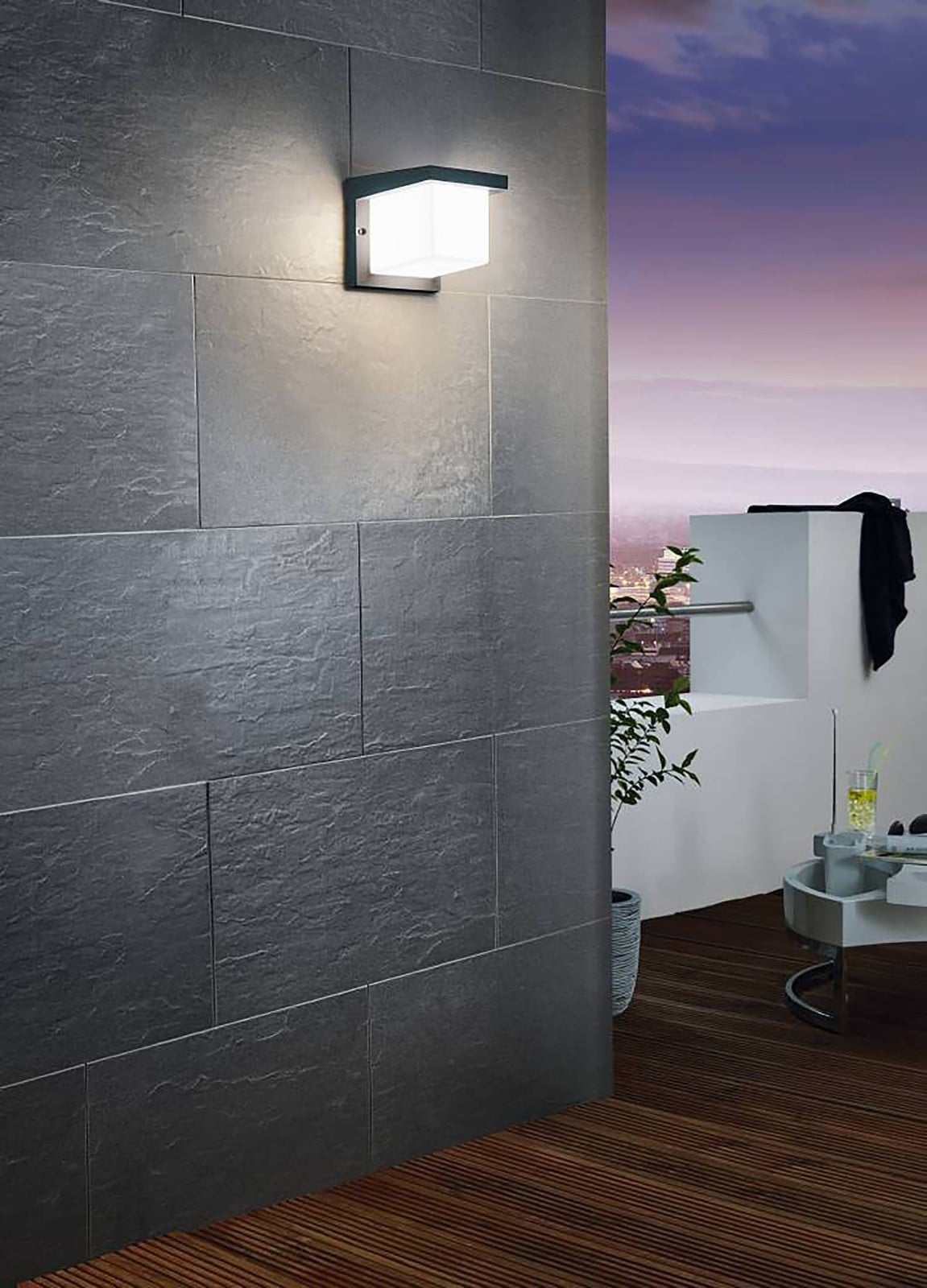 Eglo Desella LED buitenlamp zwart
