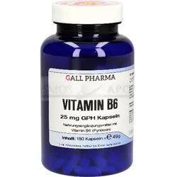 VITAMIN B6 25 mg GPH Kapseln 180 St
