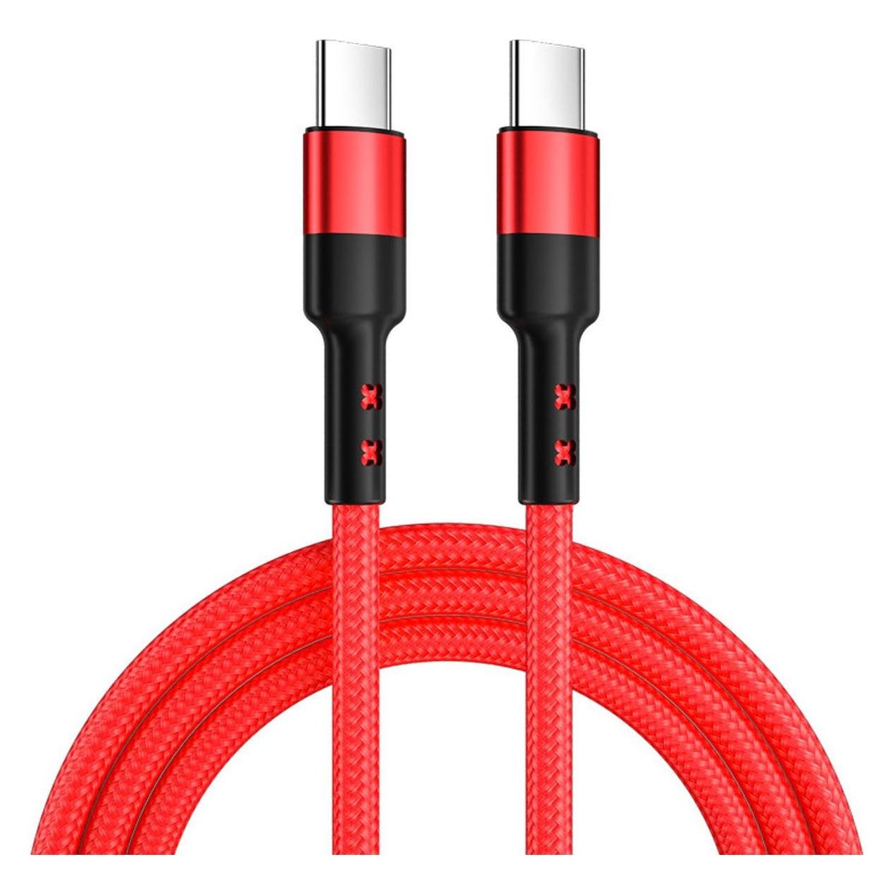 Caruba USB C to USB C 60W Cable 1 Meter Red (1 m, 60 W) (45203454)