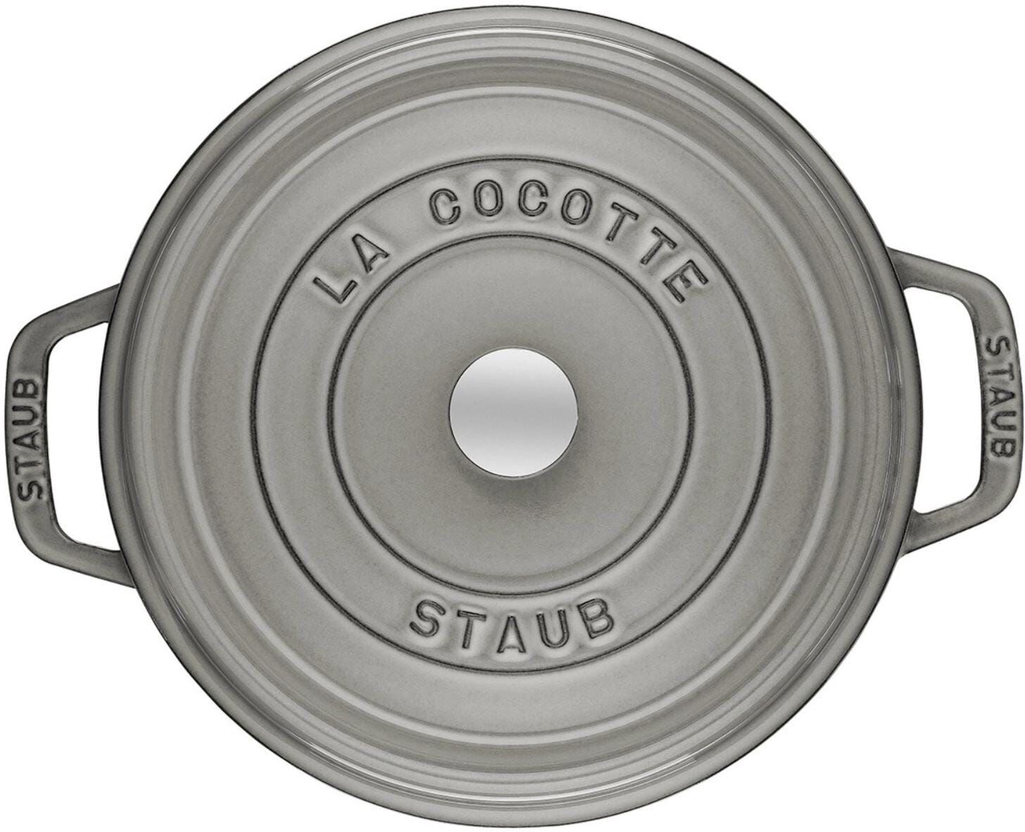 STAUB "Cocotte" Gusseisen graphit 5,2 l + Ø 26cm