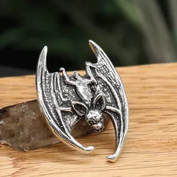 Drachensilber Fledermaus Ketten Anhänger 925 Silber - Silber