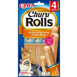 INABA Churu Rolls für Katzen - Huhn 4x10g
