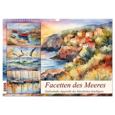 Facetten des Meeres (Wandkalender 2026 DIN A3 quer), CALVENDO Monatskalender