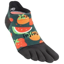 Injinji Unisex Run Lightweight No-Show Spectrum bunt