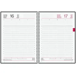 rido Buchkalender A4 »Conform 2027« schwarz, 21.5x29.7x2.2 cm