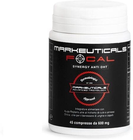 Markeuticals Focal Anti Dht 45 Compresse Integratore Alimentare Per Il Benessere Dei Capelli e Contro La Caduta