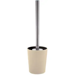 Spirella WC Bürste Klobürste Toilettenbürste „Takeo“ mit hygienischem Behälter Bambus Beige