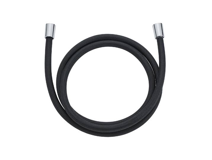 Brauseschlauch DIAQUA CHROMALUX Zero, Schwarz 150 cm , schwarz, L:1,5m, Kunststoff, Schläuche, Brauseschlauch