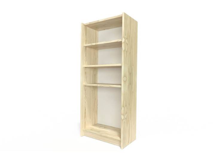 Bibliothèque bois Vernis Naturel
