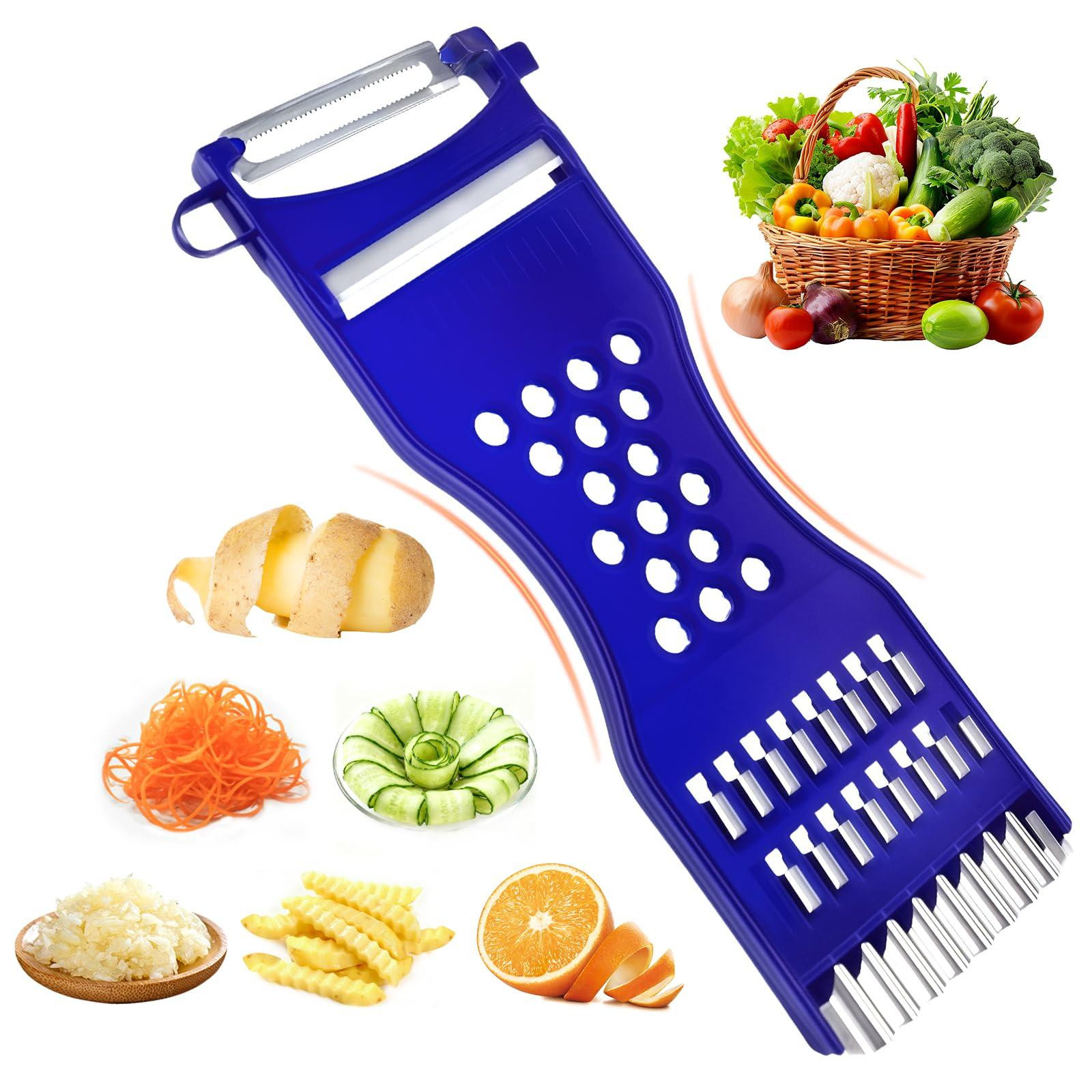 Solidchoice 7-in-1 Multifunctionele Groenteschiller met Ergonomische Grip