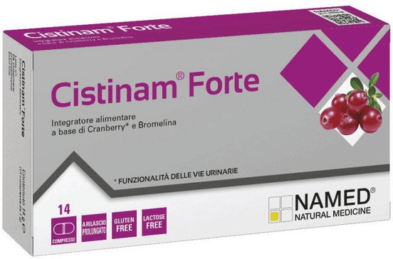 Named Cistinam Forte Integratore per la Funzionalità delle Vie Urinarie 14 Compresse