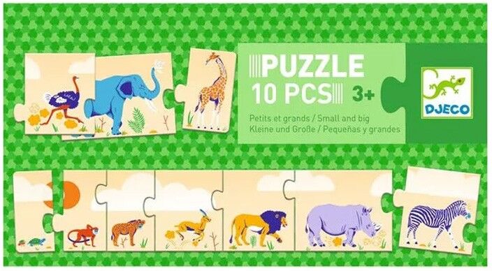 Puzzle frise Petits et grands 10 pcs - Djeco