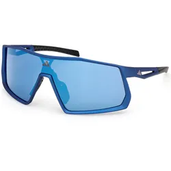 Adidas, Herren, Sportbrille, Kentro Mirror S3 (Matte Blue, Blau, Blue Mirror), Blau