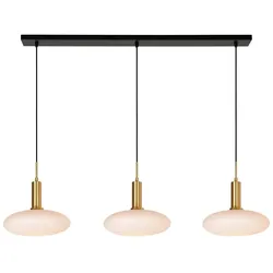 Lucide Pendelleuchte SINGALA, 3-flammig, 3x E27, IP20, dimmbar, gold matt / messing LUC-25413/03/02