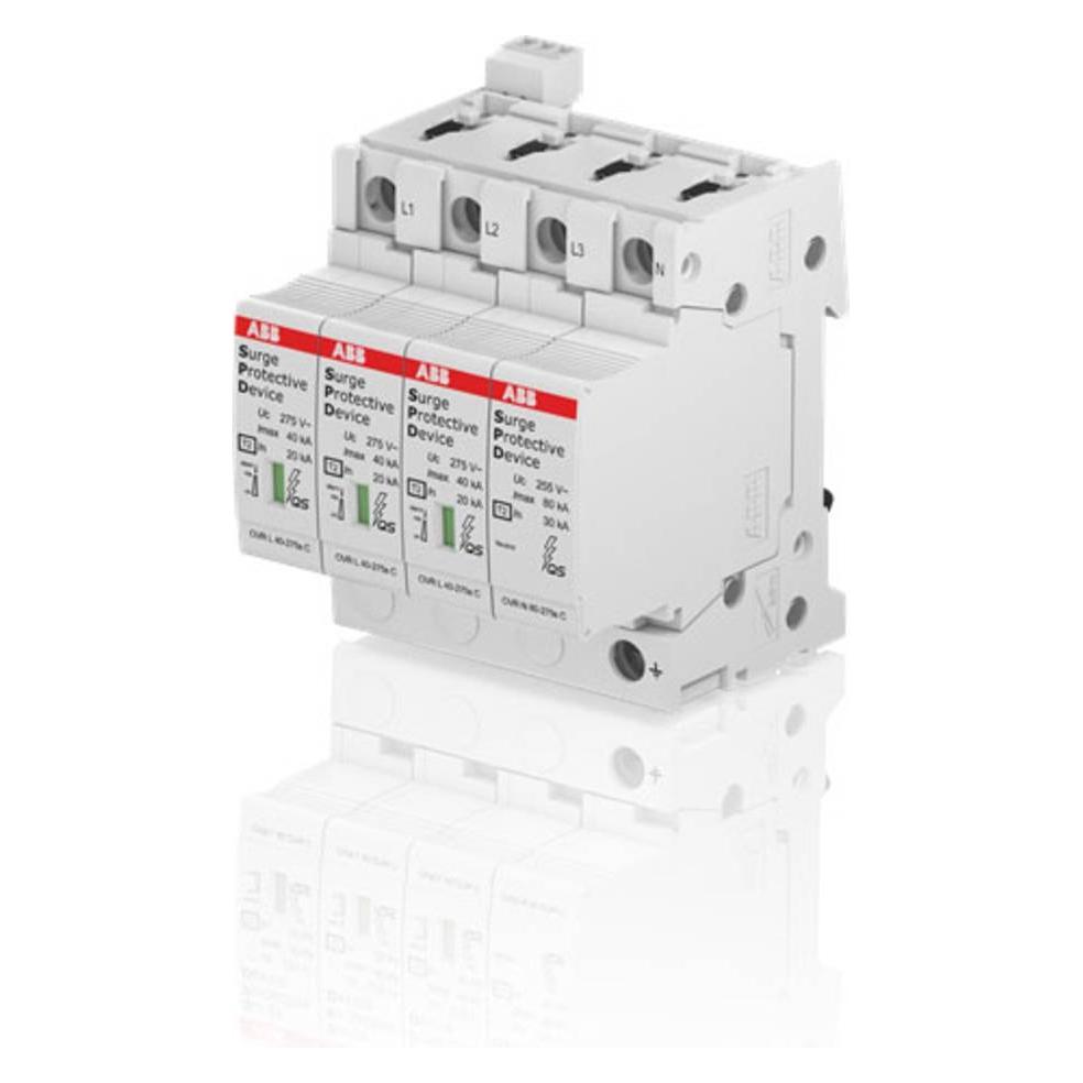 ABB OVR T2 3N 40-275S P TS QS SPD T2 mit Reservevar 230/400V TT/TNS 3P OVR T2 3N (2CTB815704R0800)