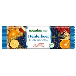 DR.MUNZINGER Fruchtschnitte Heidelbeere 50 g