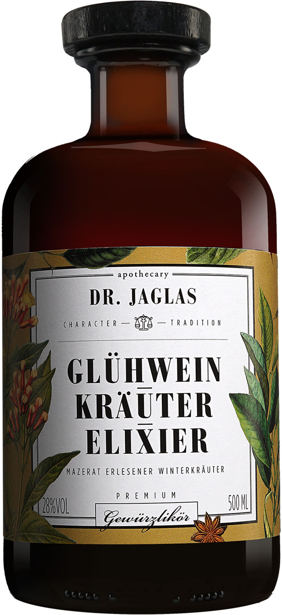 Dr. Jaglas Glühwein-Kräuter-Elixier 28% Vol. aus Deutschland