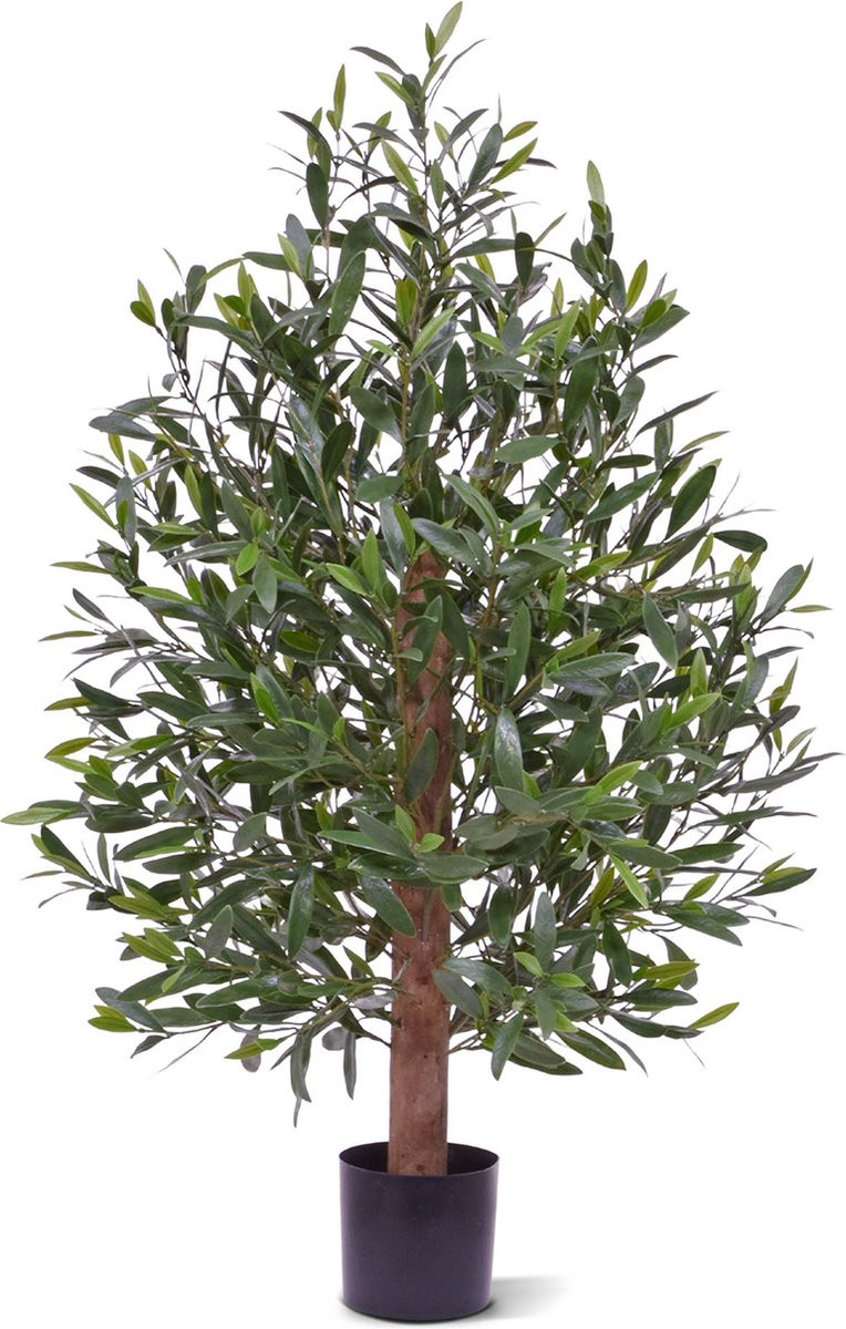 Olijf Deluxe kunstplant 100cm UV-bestendig met pot