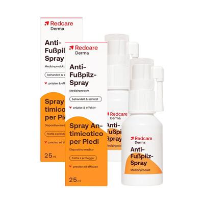 Redcare Anti-Fusspilz-Spray Doppelpack 2x25 ml Spray