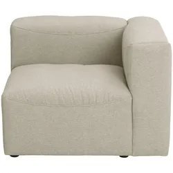 SOFA Element Armlehne rechts Kattrina Flachgewebe creme
