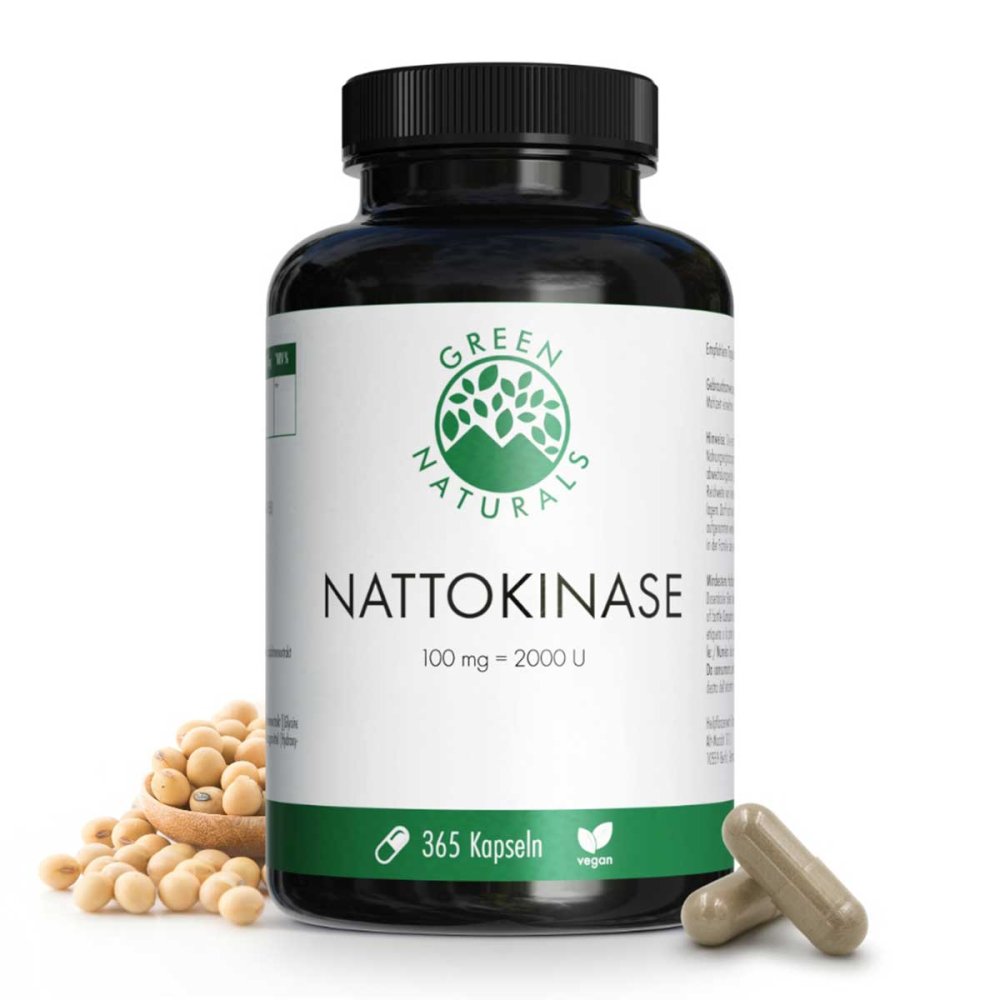 Heilpflanzenwohl GmbH Green Naturals Nattokinase 100 mg Kapseln vegan 18497596