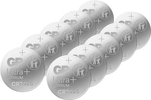 GP Knopfzelle CR 2025 3 V 10 St. Lithium GPCR2025STD955C10