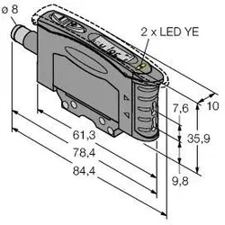 Turck Opto Sensor D10UPFPQ