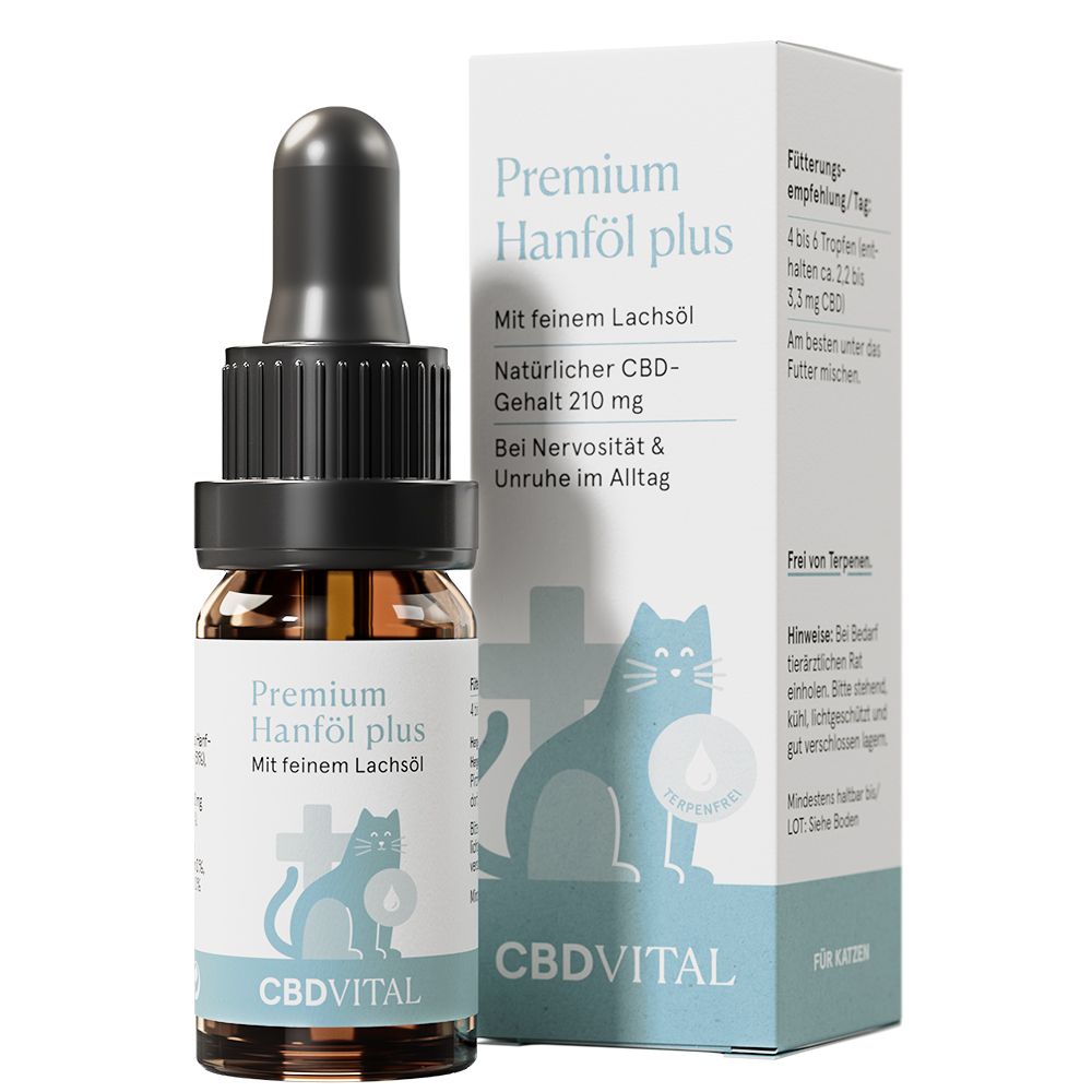 CBD Vital Hanföl Tropfen f.Katzen 10 ml