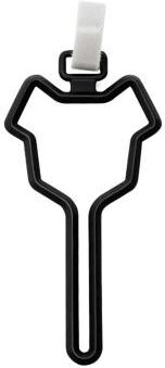 Uplifted Goods Universal Hands Free Pet Waste Carrier Clip black