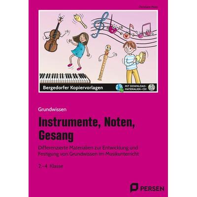 Instrumente, Noten, Gesang, Set von Christiane Meier, Persen Verlag in der AAP Lehrerwelt GmbH, 978-3-403-20896-9