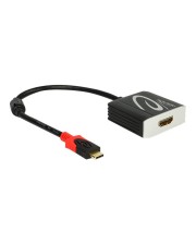 Delock Externer Videoadapter USB Type-C HDMI Schwarz Einzelhandel (62730)