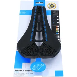 Testsattel Stealth 3D Performance, Blau, AF, 3D Polster, Edelstahlgestell, 142mm