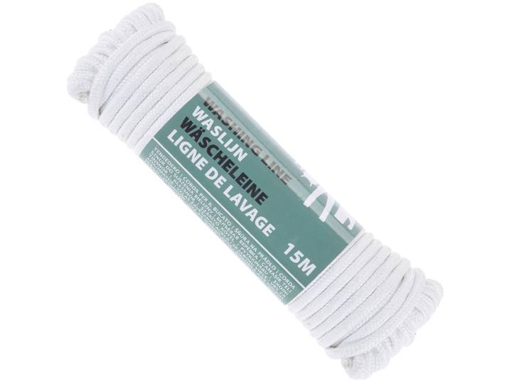 Wäscheleine, 15m, weiss