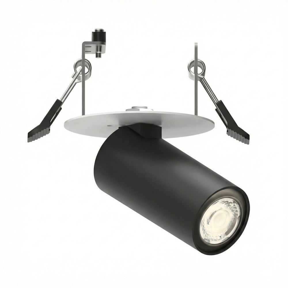Lyora Inbouw spot Tevo Mini wit met zwart aluminium