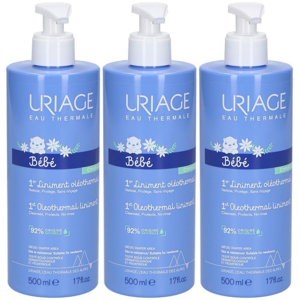 Uriage Baby Liniment Oleothermal x3 3x500 ml Hautöl