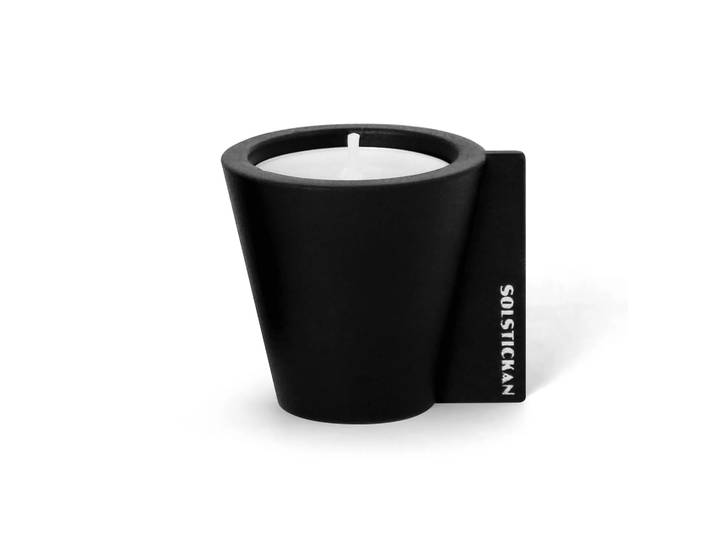Solstickan Design Flipp kaarsenhouder 5x6 cm Zwart