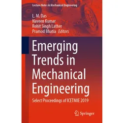 Emerging Trends in Mechanical Engineering, Fachbücher von Naveen Kumar, Rohit Singh Lather, L. M Das, Pramod Bhatia