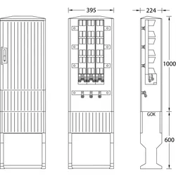 uesa Kabelverteilerschrank B030 FL