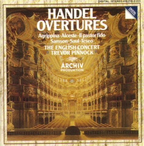 Pinnock/Ect - Händel: Ouvertüren - Agrippina, Alceste, Il Pastor Fido - Preis vom 14.10.2026 23:07:16 h