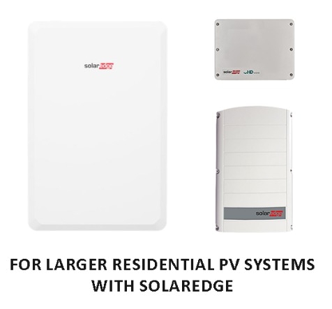 SolarEdge HOME BATTERY HV10 KWH + SE5000H AC + SE16K