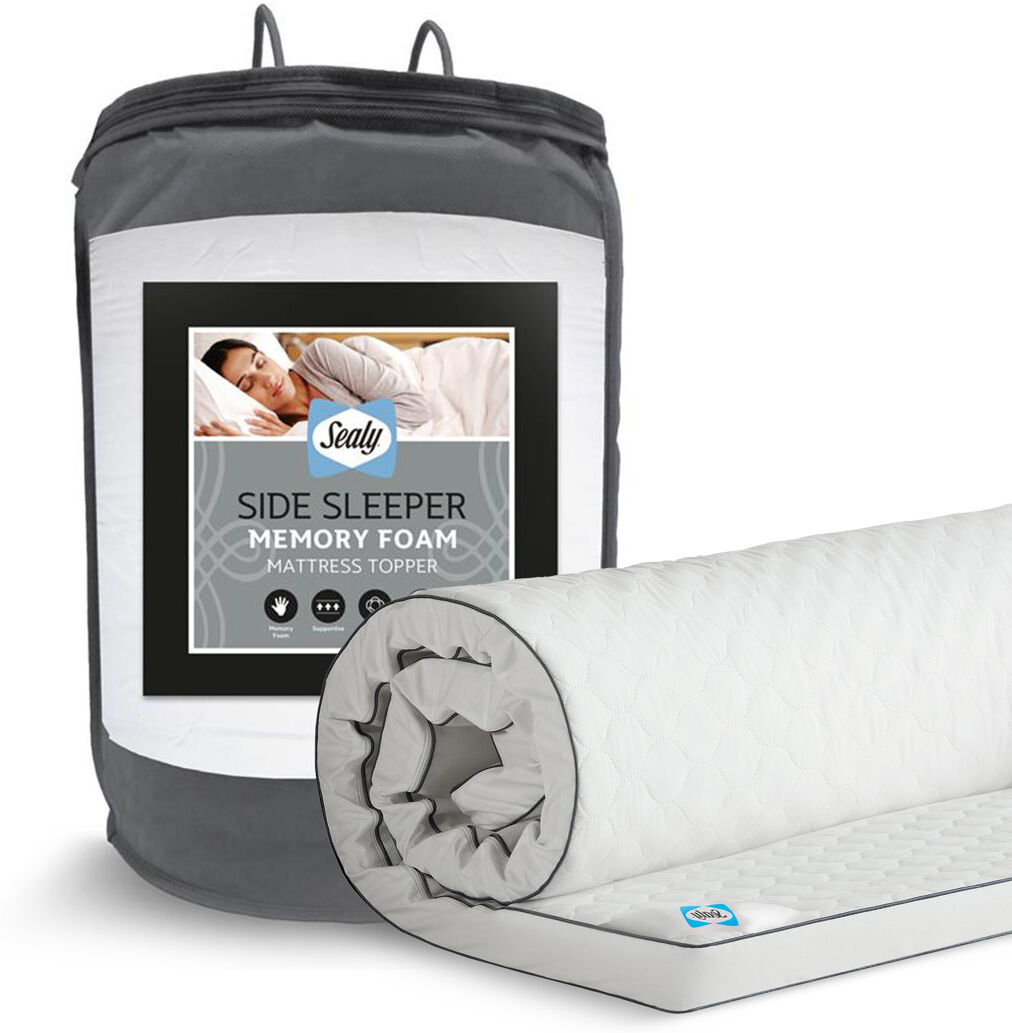 Sealy UK Sealy Side Sleeper Mattress Topper White Double