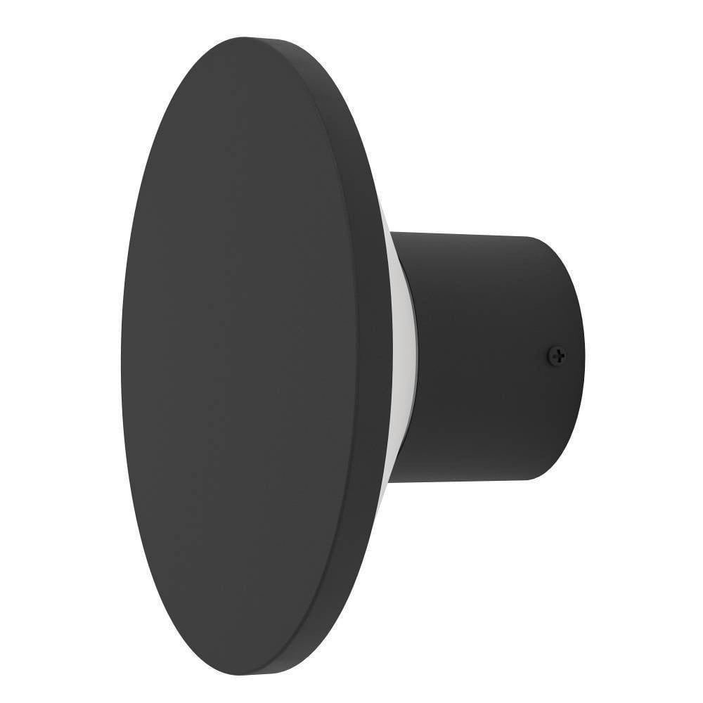 Eglo Step LED-wandlamp zwart rond design