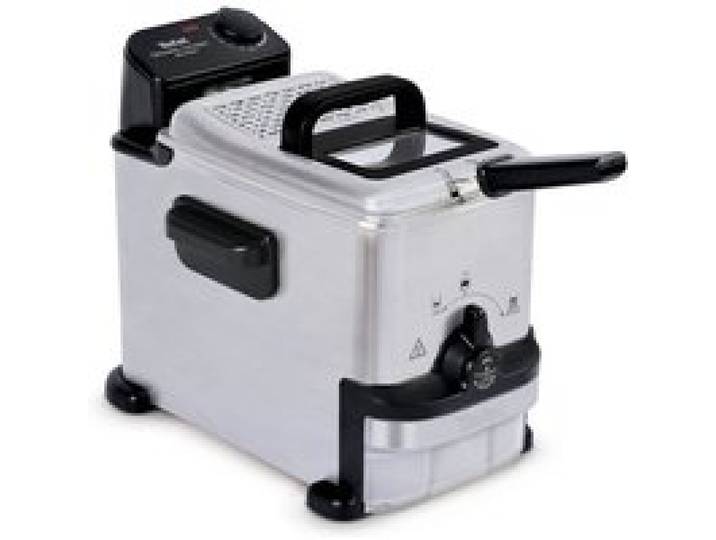 Friteuse Semi-Professionnelle Compacte Filtration dHuile - Capacité 2L Hublot Contrôle Thermostat Réglable Nettoyage Facile - Ré
