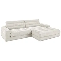 Portobello Ecksofa Weston Cord Snow