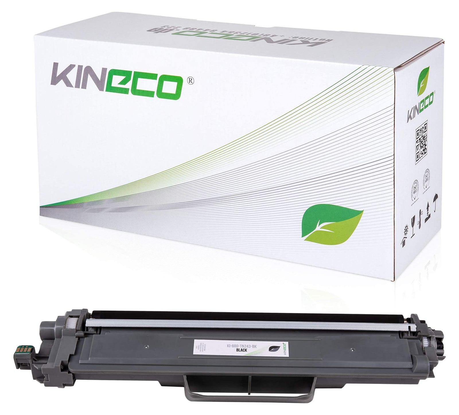 Kineco Tonercartridge compatibel met Brother TN-243BK zwart voor Brother HL-L3230CDW en HL-L3270CDW